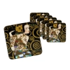 Kpl. 6 podkładek korkowych - G. Klimt, Oczekiwanie (CARMANI)