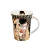 Kubek - G. Klimt, Pocałunek, czarne tło (CARMANI)