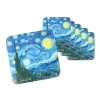 Kpl. 6 podkładek korkowych - V. van Gogh, Gwiaździsta Noc (CARMANI)