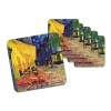 Kpl. 6 podkładek korkowych - V. van Gogh, Taras Kawiarni w Nocy (CARMANI)