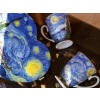 Kpl. 2 kubków w sercu - V. van Gogh, Gwiaździsta noc (CARMANI)