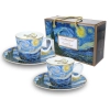 Kpl. 2 filiżanek espresso - V. van Gogh, Gwiaździsta noc (CARMANI)