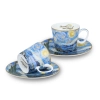 Kpl. 2 filiżanek espresso - V. van Gogh, Gwiaździsta noc (CARMANI)