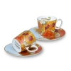 Kpl. 2 filiżanek espresso - V. van Gogh, Słoneczniki (CARMANI)