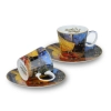 Kpl. 2 filiżanek espresso - V. van Gogh, Taras kawiarni nocą (CARMANI)