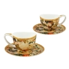 Filiżanka espresso Vanessa - V. van Gogh, Wazon z różami (CARMANI)