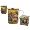 Kubek Classic New - V. van Gogh, Chaty kryte strzechą na wzgórzu (CARMANI)