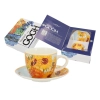 Filiżanka espresso ze spodkiem - V. van Gogh, Słoneczniki (CARMANI)