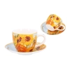Filiżanka espresso ze spodkiem - V. van Gogh, Słoneczniki (CARMANI)