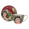 Filiżanka śniadaniowa - F. Kahlo, Autoportret z naszyjnikiem z cierni i kolibrem (CARMANI)