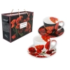 Kpl. 2 filiżanek ze spodkami - Floral story (CARMANI)