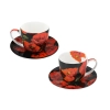 Kpl. 2 filiżanek ze spodkami - Floral story (CARMANI)