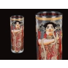 Kieliszek do wódki - G. Klimt. Medycyna (CARMANI) + komplet 4 podkładek korkowych