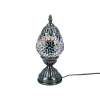 Lampa stołowa - klosz pojedynczy, wielokolorowy