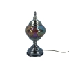 Lampa stołowa - klosz pojedynczy, wielokolorowy