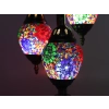 Lampa stołowa - trzy klosze, wielokolorowe