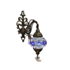 Lampa ścienna - klosz pojedynczy, wielokolorowy