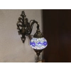 Lampa ścienna - klosz pojedynczy, wielokolorowy