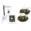 Kpl. 2 filiżanek espresso - M. M de Caravaggio, Głowa Meduzy (CARMANI)