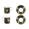 Kpl. 2 filiżanek espresso - M. M de Caravaggio, Głowa Meduzy (CARMANI)