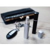 Atomizer - pojemnik karbowany na perfumy/wodę/odświeżacz twarzy/płyn antybakteryjny - srebrny