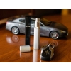 Atomizer - pojemnik karbowany na perfumy/wodę/odświeżacz twarzy/płyn antybakteryjny - srebrny