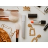 Atomizer - pojemnik karbowany na perfumy/wodę/odświeżacz twarzy/płyn antybakteryjny - srebrny