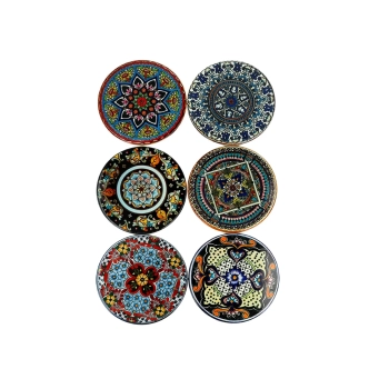 Kpl. 36 podkładek ceramicznych, okrągłe (CARMANI)