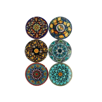 Kpl. 36 podkładek ceramicznych, okrągłe (CARMANI)