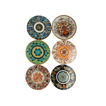 Kpl. 36 podkładek ceramicznych, okrągłe (CARMANI)