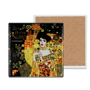 Podkładka ceramiczna, kwadratowa - G. Klimt, Adela (CARMANI)