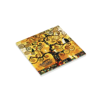 Kpl. 4 Podkładek ceramicznych - Inspirowane malarstwem G. Klimt (CARMANI)