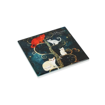 Kpl. 4 Podkładek ceramicznych - Inspirowane malarstwem G. Klimt (CARMANI)