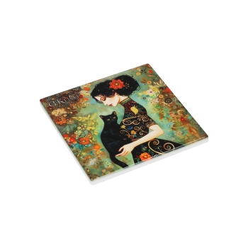 Kpl. 4 Podkładek ceramicznych - Inspirowane malarstwem G. Klimt (CARMANI)