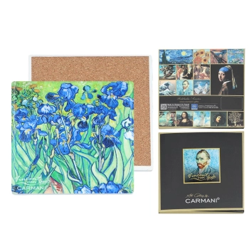 Podkładka ceramiczna - V. van Gogh, Irysy (CARMANI)