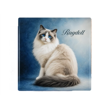 Podkładka ceramiczna, kwadratowa - Koty Ragdoll (CARMANI)