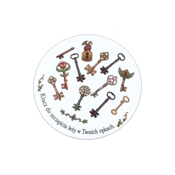 Klucz - Amulet szczęścia podkładka ceram/korkowa (CARMANI)