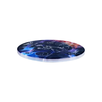 Kpl. 4 podkładek ceramicznych, okrągłe - Znaki zodiaku, Panna (CARMANI)
