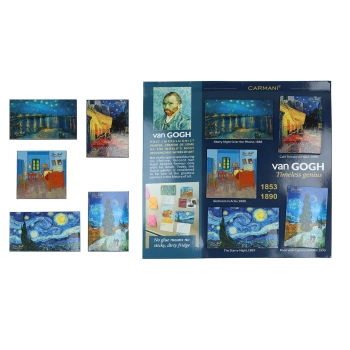 Kpl. 5 magnesów - V. van Gogh (CARMANI)