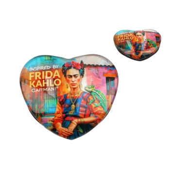 Magnes serce - inspirowany malarstwem F. Kahlo (CARMANI)