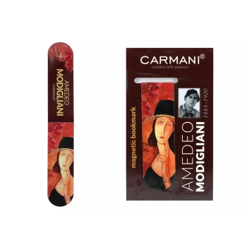 Zakładka magnetyczna - A. Modigliani, Kobieta w kapeluszu (CARMANI)