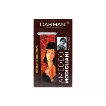 Zakładka magnetyczna - A. Modigliani, Kobieta w kapeluszu (CARMANI)