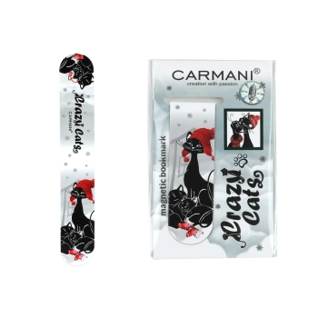 Zakładka magnetyczna - Świąteczne koty (CARMANI)