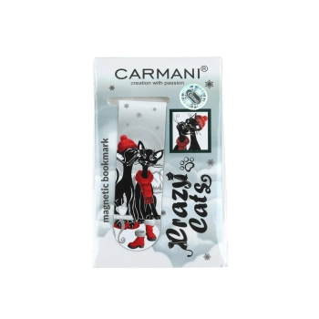 Zakładka magnetyczna - Świąteczne koty (CARMANI)