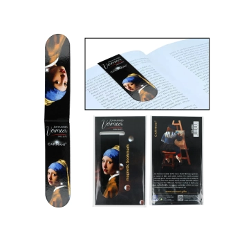 Zakładka magnetyczna - J. Vermeer, Kobieta z perłą (CARMANI)