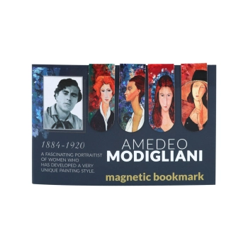 Kpl. 4 zakładek magnetycznych - A. Modigliani (CARMANI)