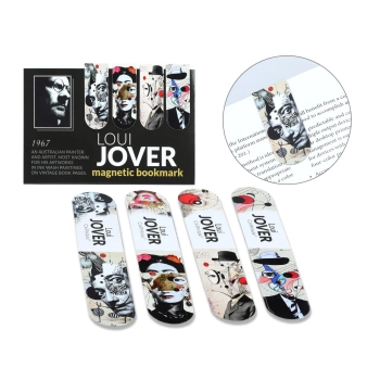 Kpl. 4 zakładek magnetycznych - L. Jover (CARMANI)