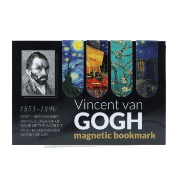 Kpl. 4 zakładek magnetycznych - V. van Gogh (CARMANI)