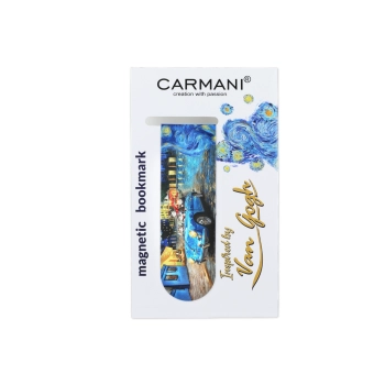 Zakładka magnetyczna - inspirowany malarstwem van Gogha, Kocia wycieczka (CARMANI)