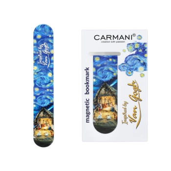 Zakładka magnetyczna - inspirowany malarstwem van Gogha, Boże Narodzenie (CARMANI)